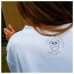 Detské tričko - OčiPuči Margarétka v bielom